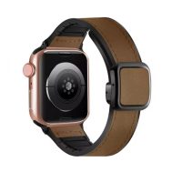 eses Sportovní kožený řemínek pro Apple Watch - Hnědý 38mm, 40mm, 41mm