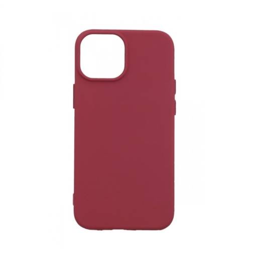 Foto - Silikonový kryt pro iPhone 13 mini - Vínově červený